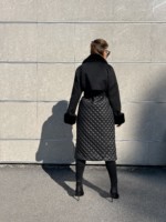 Зимнее пальто Mila Nova ПВ-329 черный — изображение 3