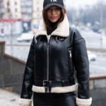 Демисезонная дубленка Mila Nova Д-216  черный