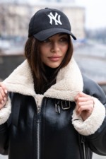 Демисезонная дубленка Mila Nova Д-216  черный — изображение 5