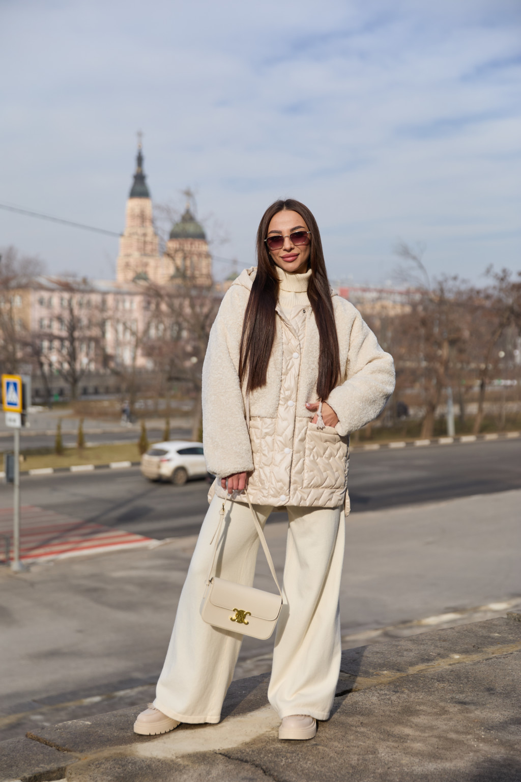 Демисезонная куртка Mila Nova К-323 молоко — изображение 7