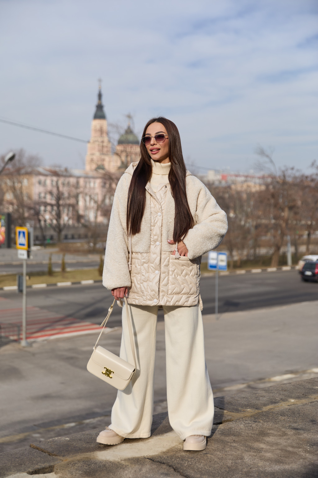 Демисезонная куртка Mila Nova К-323 молоко — изображение 5