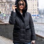 Зимняя куртка Mila Nova К-301 черный