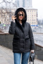 Зимняя куртка Mila Nova К-301 черный