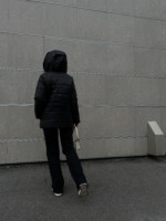 Зимняя куртка Mila Nova К-301 черный — изображение 7