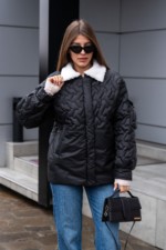 Демисезонная куртка Mila Nova К-309 черный