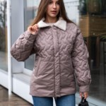 Демисезонная куртка Mila Nova К-309 капучино