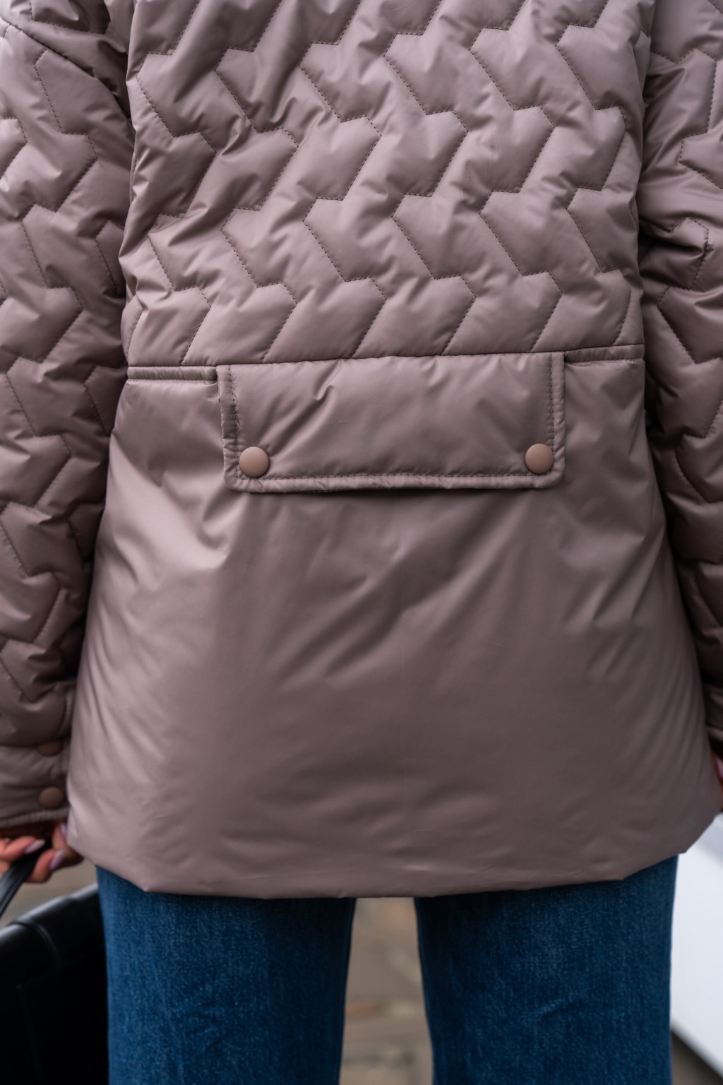Демисезонная куртка Mila Nova К-309 капучино — изображение 4