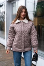 Демисезонная куртка Mila Nova К-309 капучино — изображение 6