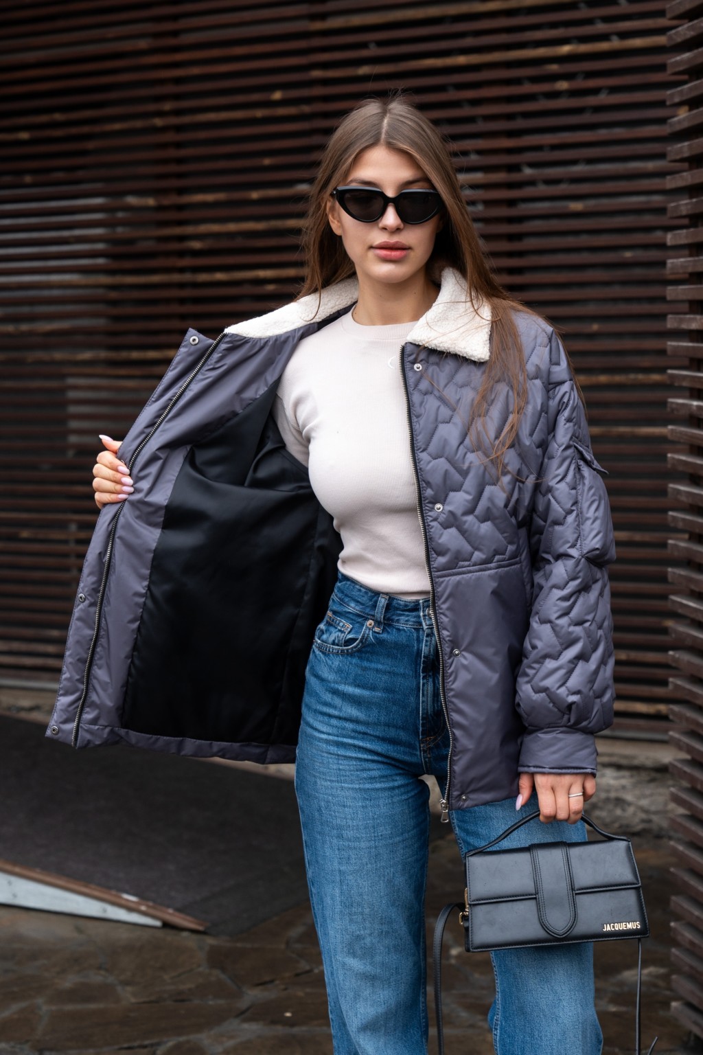 Демисезонная куртка Mila Nova К-309 сиреневый — изображение 2