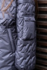 Демисезонная куртка Mila Nova К-309 сиреневый — изображение 4