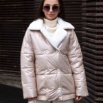 Демисезонная куртка Mila Nova К-311 бежевый