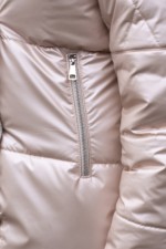 Демисезонная куртка Mila Nova К-311 бежевый — изображение 4