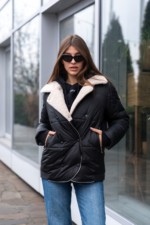 Демисезонная куртка Mila Nova К-311 черный