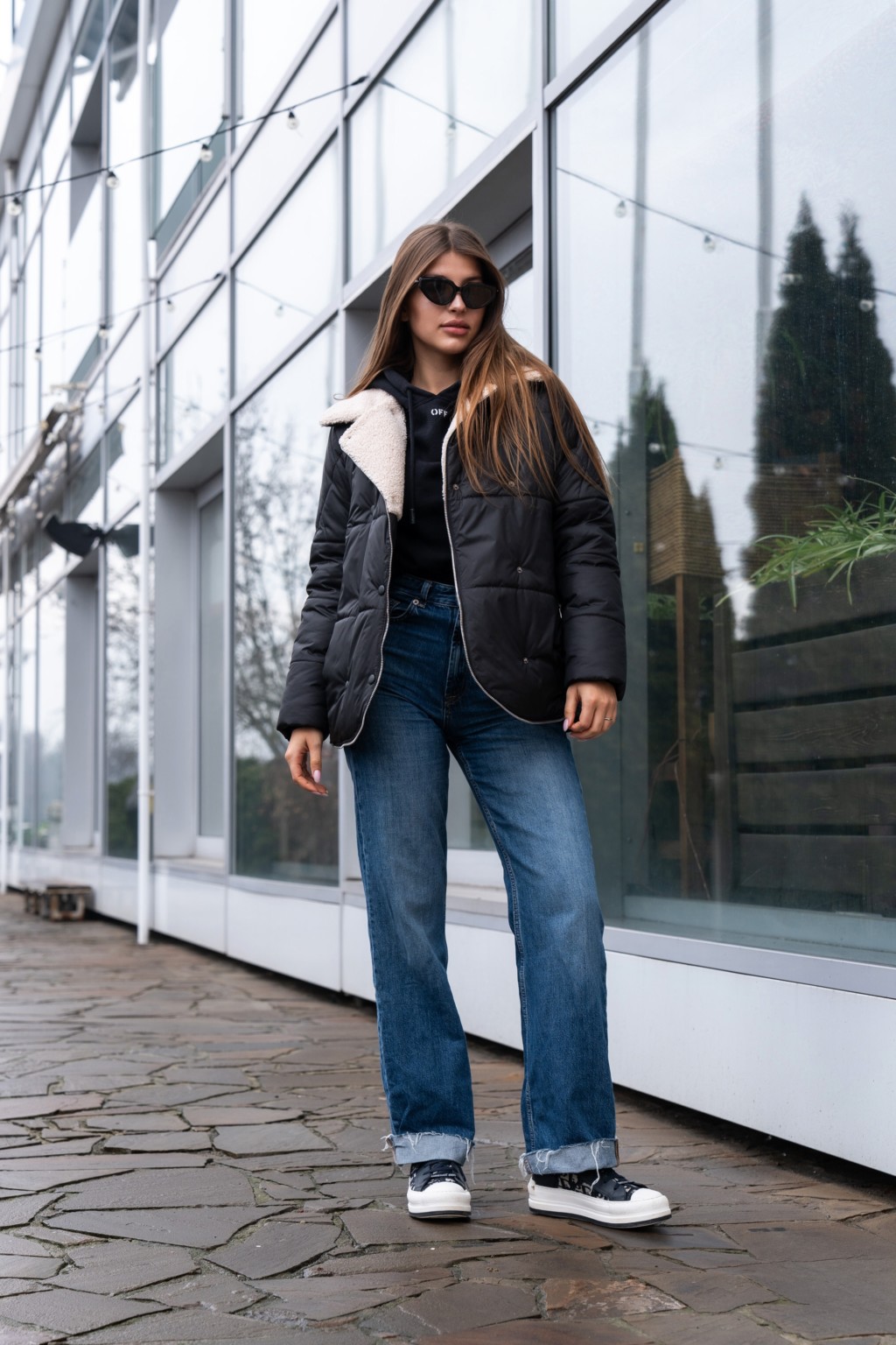 Демисезонная куртка Mila Nova К-311 черный — изображение 3