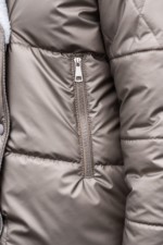 Демисезонная куртка Mila Nova К-311 бронзовый — изображение 7