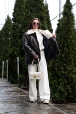 Демисезонная куртка Mila Nova К-311 шоколад — изображение 4