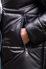 Демисезонная куртка Mila Nova К-311 шоколад — изображение 6