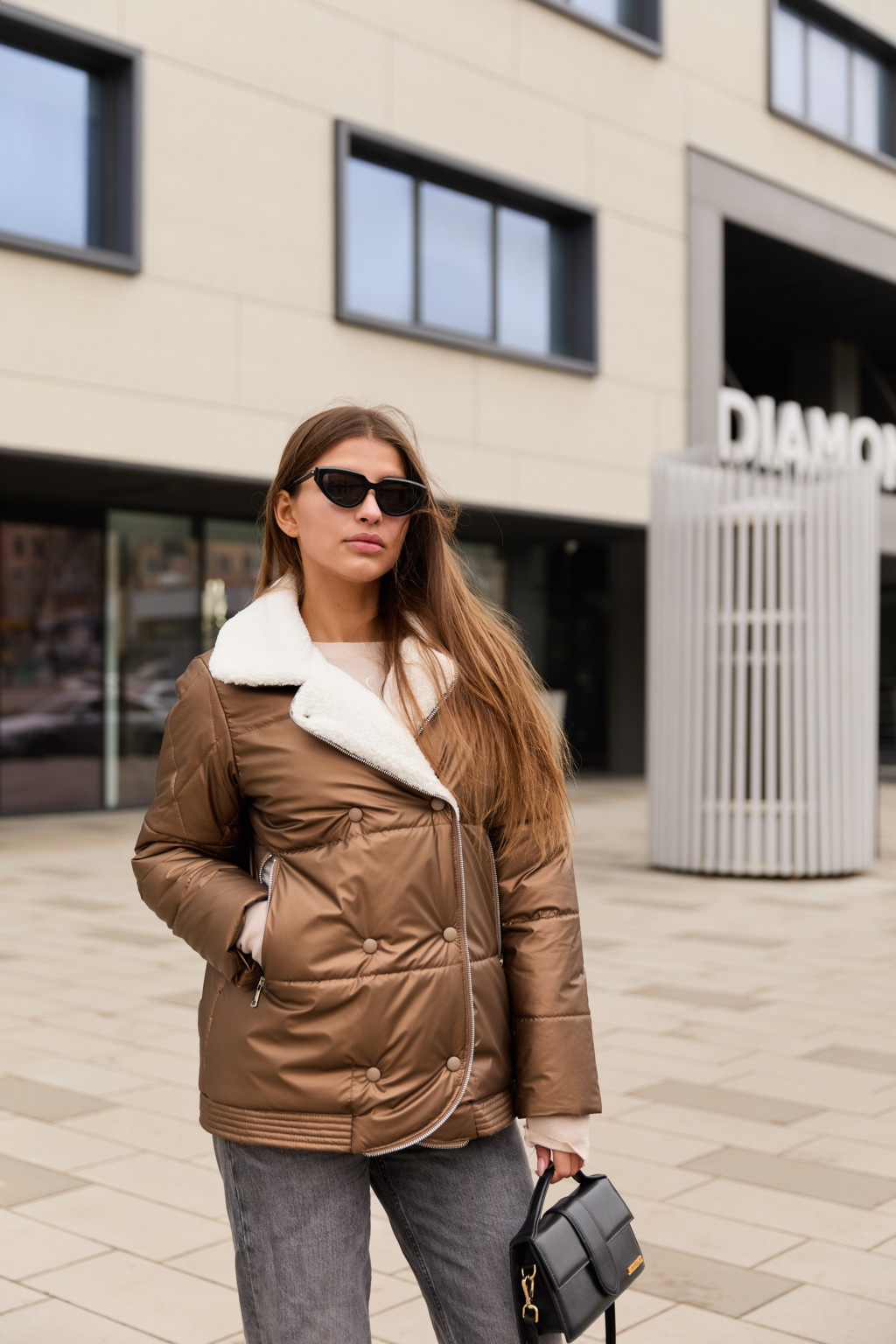 Демисезонная куртка Mila Nova К-311 медный — изображение 3