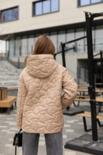 Демисезонная куртка Mila Nova К-318 кемел — изображение 4