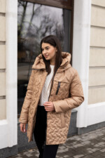 Демисезонная куртка Mila Nova К-320 кемел — изображение 5