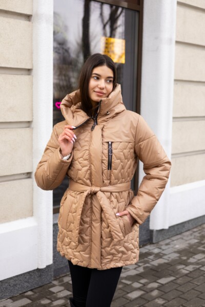 Демисезонная куртка Mila Nova К-320 кемел