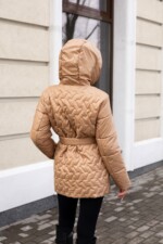 Демисезонная куртка Mila Nova К-320 кемел — изображение 6