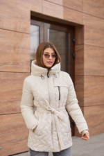 Демисезонная куртка Mila Nova К-320 молоко