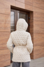 Демисезонная куртка Mila Nova К-320 молоко — изображение 6