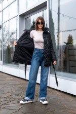 Демисезонная куртка Mila Nova К-320 черный — изображение 4