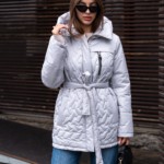 Демисезонная куртка Mila Nova К-320 серый