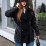 Демисезонная куртка Mila Nova К-316 черный