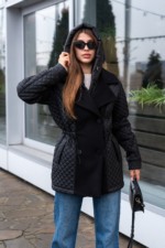 Демисезонная куртка Mila Nova К-316 черный