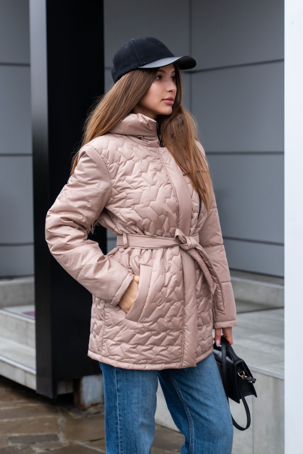 Демисезонная куртка Mila Nova К-320 кемел — изображение 5