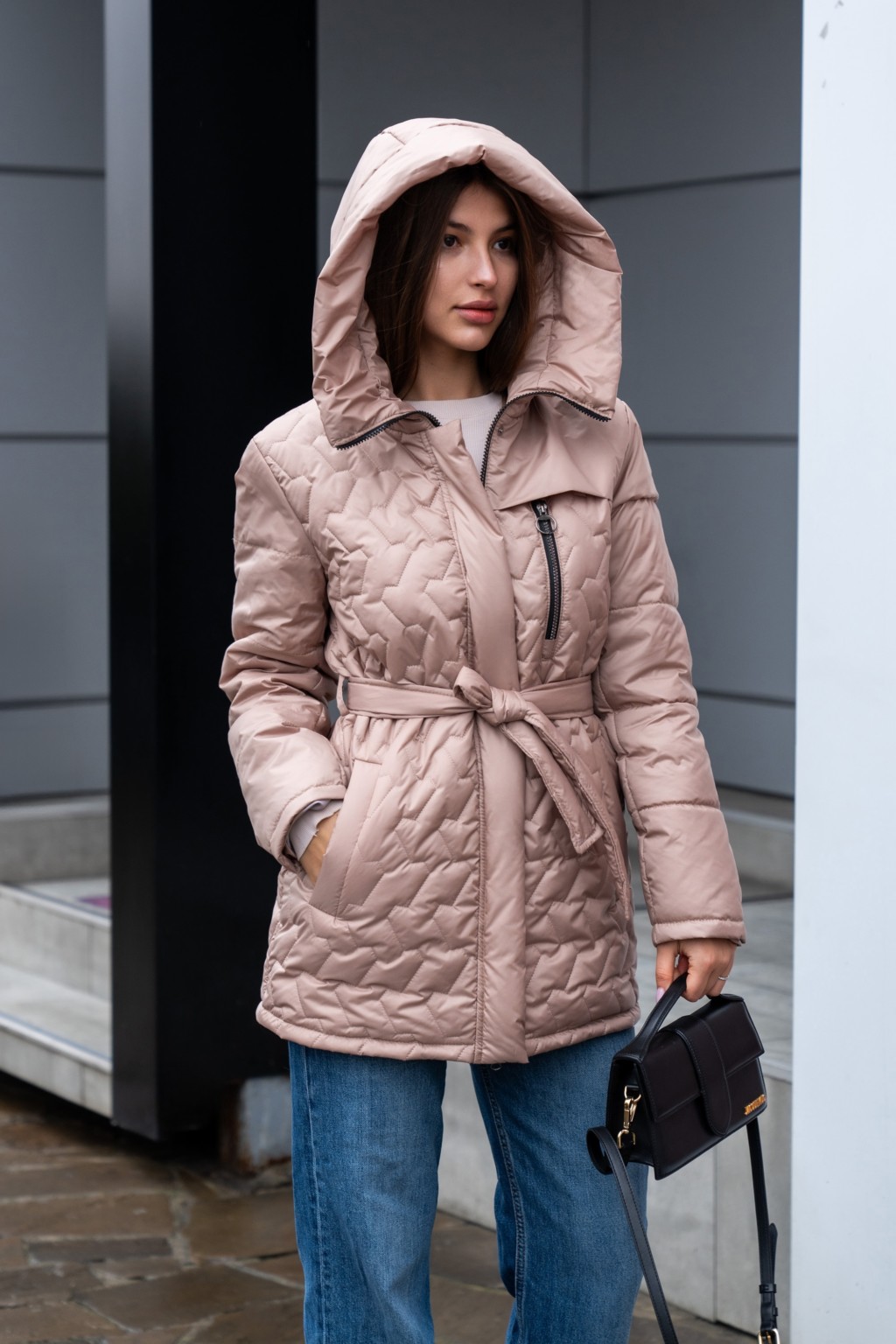 LAV01411 Демисезонная куртка Mila Nova К-320 кемел — изображение 1