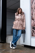 Демисезонная куртка Mila Nova К-320 кемел — изображение 2