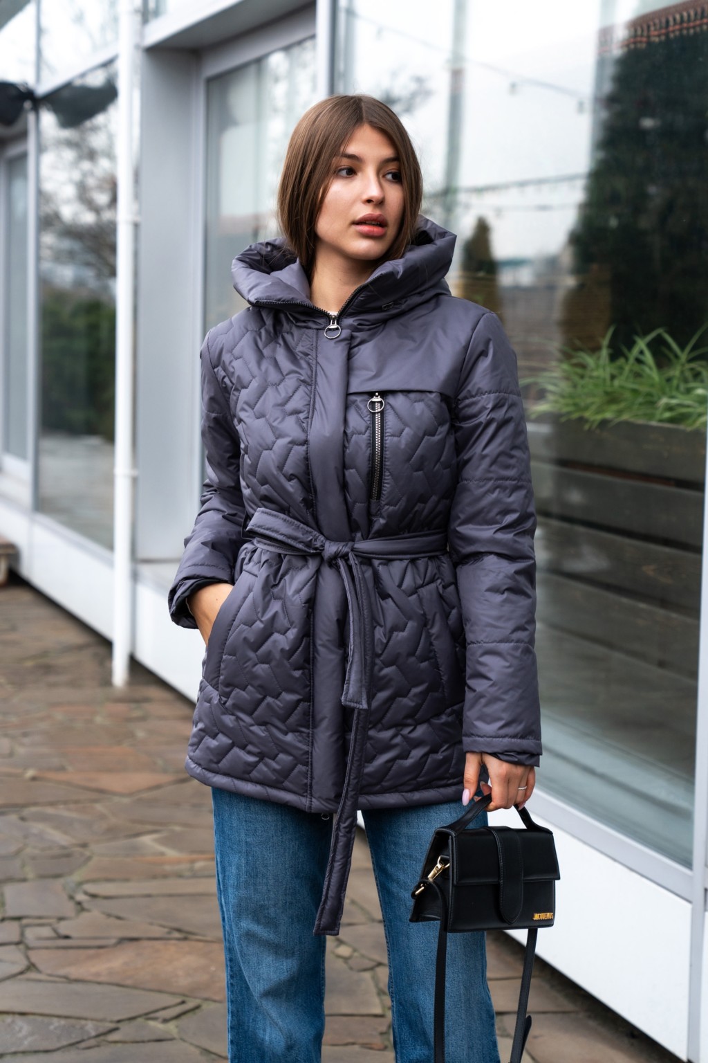 Демисезонная куртка Mila Nova К-320 сиреневый — изображение 1