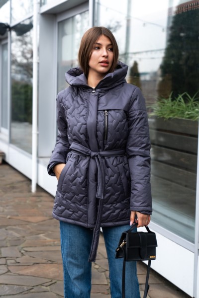 Демисезонная куртка Mila Nova К-320 сиреневый
