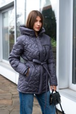 Демисезонная куртка Mila Nova К-320 сиреневый — изображение 3