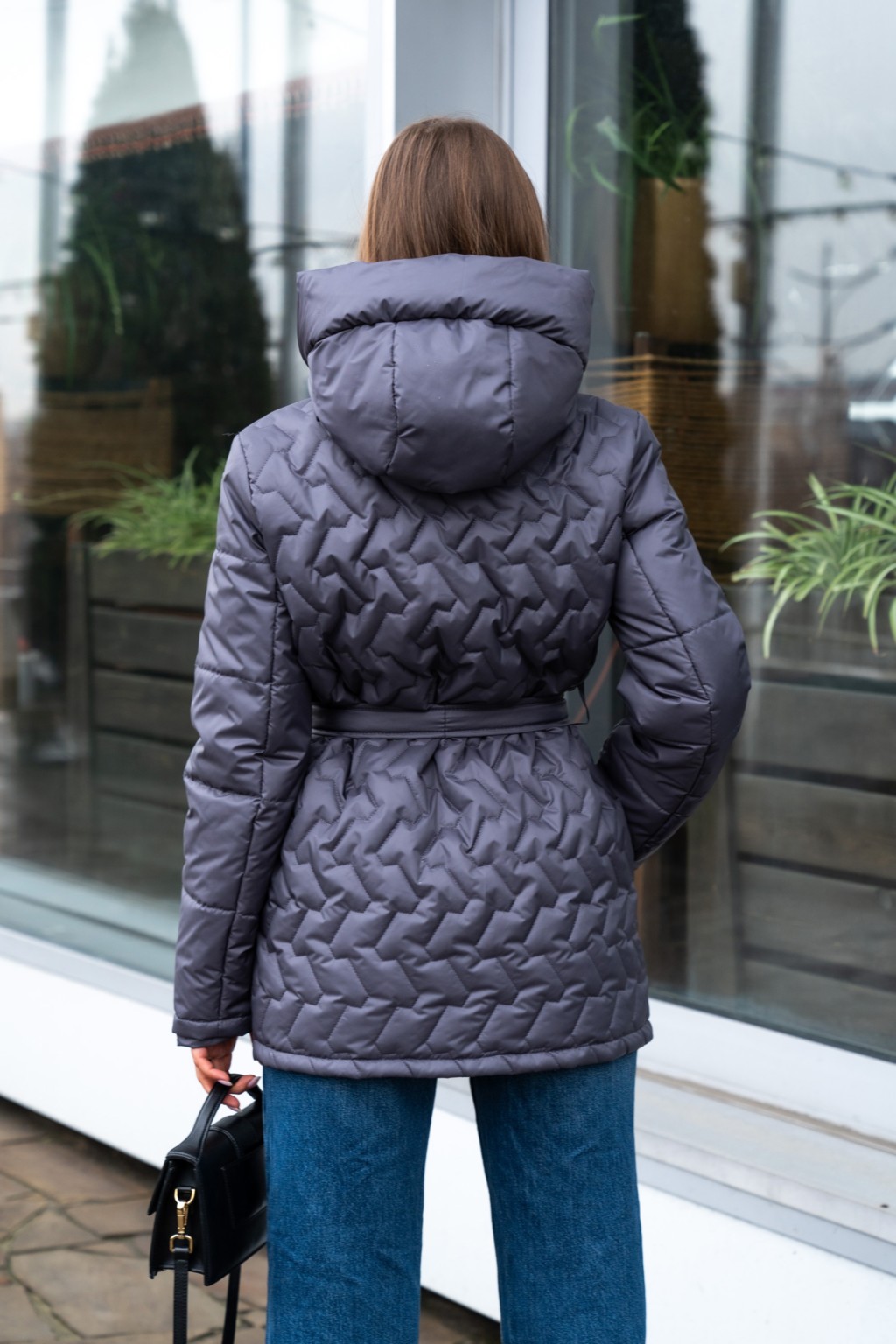 Демисезонная куртка Mila Nova К-320 сиреневый — изображение 5