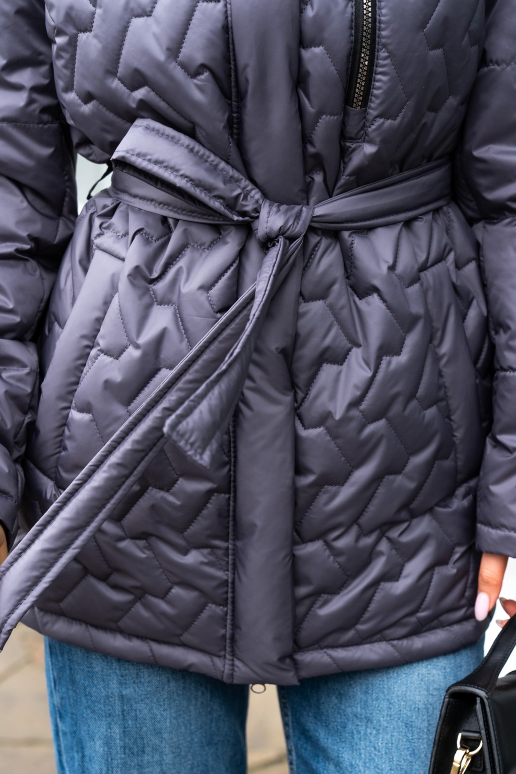 Демисезонная куртка Mila Nova К-320 сиреневый — изображение 4