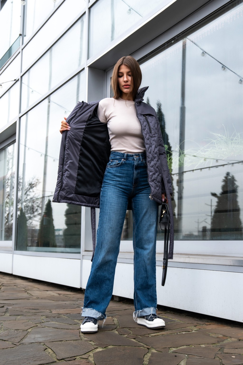 Демисезонная куртка Mila Nova К-320 сиреневый — изображение 6