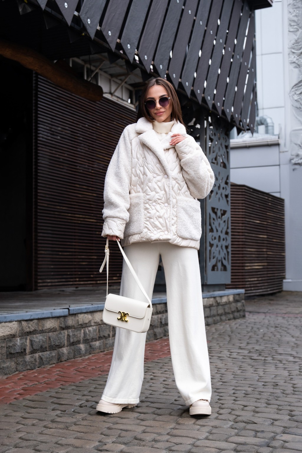 Демисезонная куртка Mila Nova К-308 молоко — изображение 5