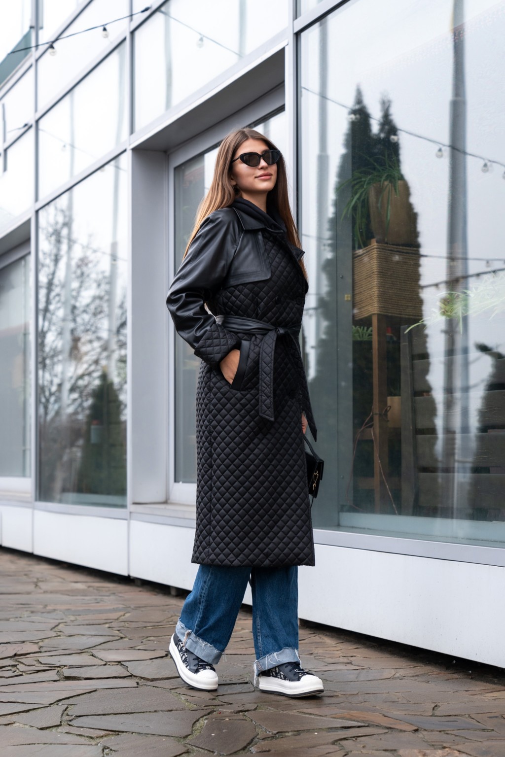 Демисезонное Пальто Mila Nova ПВ-184ст черный — изображение 3