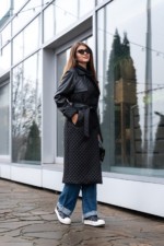 Демисезонное Пальто Mila Nova ПВ-184ст черный — изображение 3