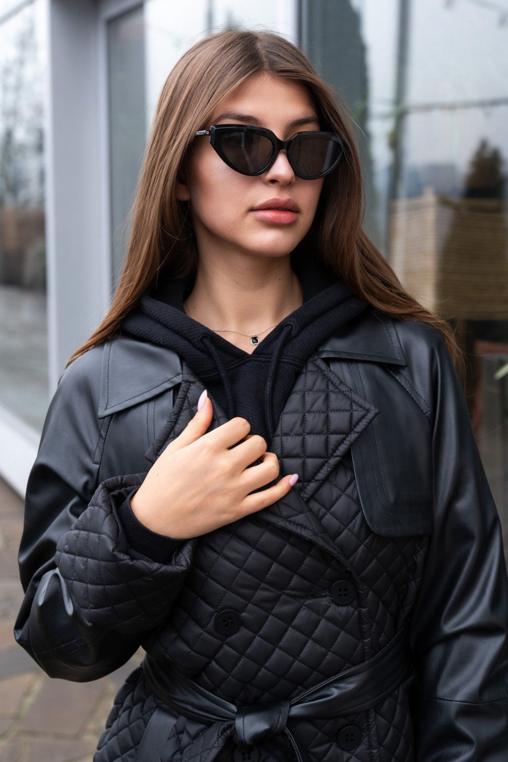 Демисезонное Пальто Mila Nova ПВ-184ст черный — изображение 2