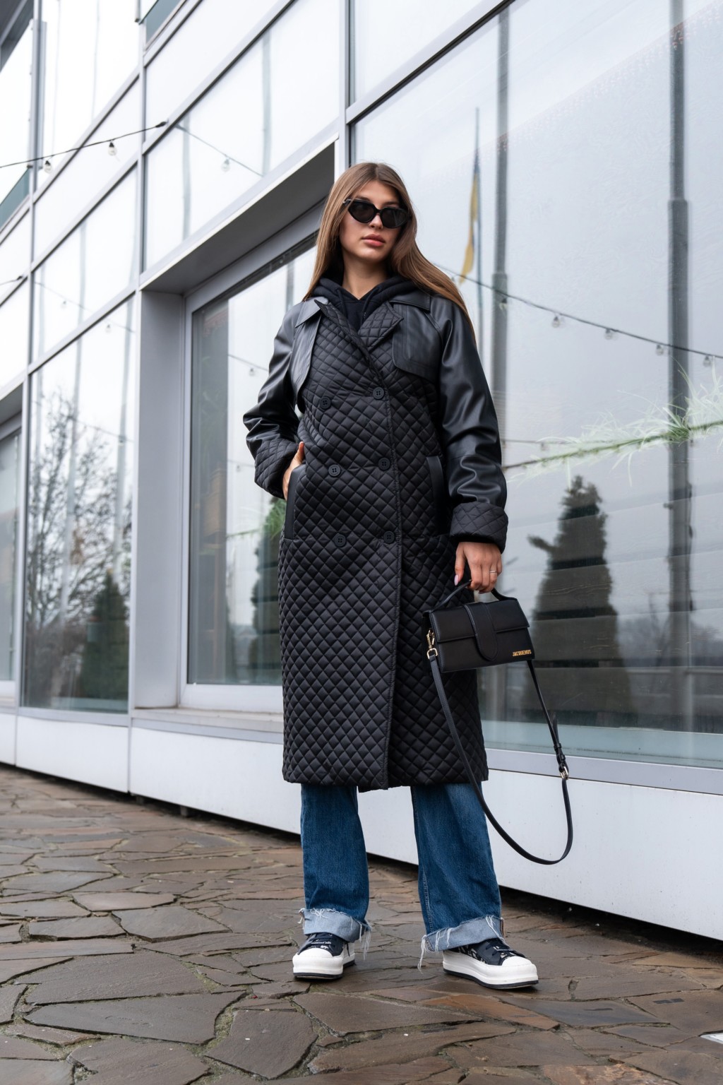 Демисезонное Пальто Mila Nova ПВ-184ст черный — изображение 6