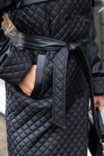 Демисезонное Пальто Mila Nova ПВ-184ст черный — изображение 7