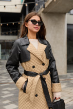 Демисезонное Пальто Mila Nova ПВ-184ст кемел — изображение 3