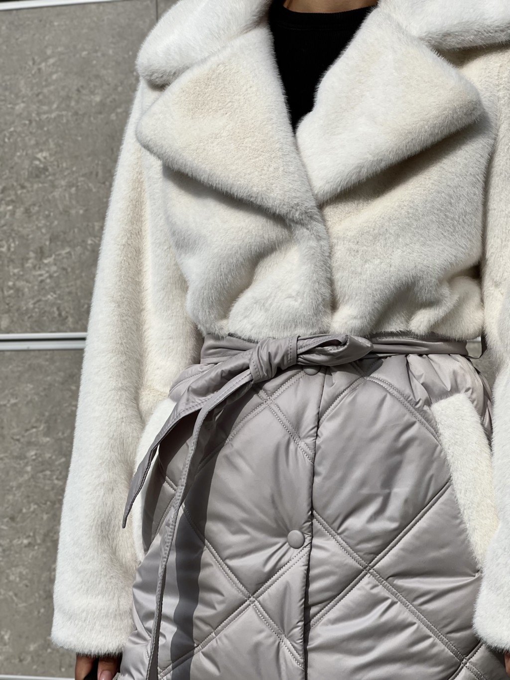 Зимнее пальто Mila Nova ПВ-333 молоко — изображение 5