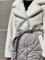 Зимнее пальто Mila Nova ПВ-333 молоко — изображение 5